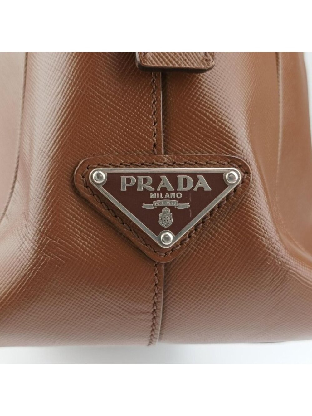 ★SOLD★ Prada Business Briefcase Brown Saffiano Leather - Picture 13 of 15